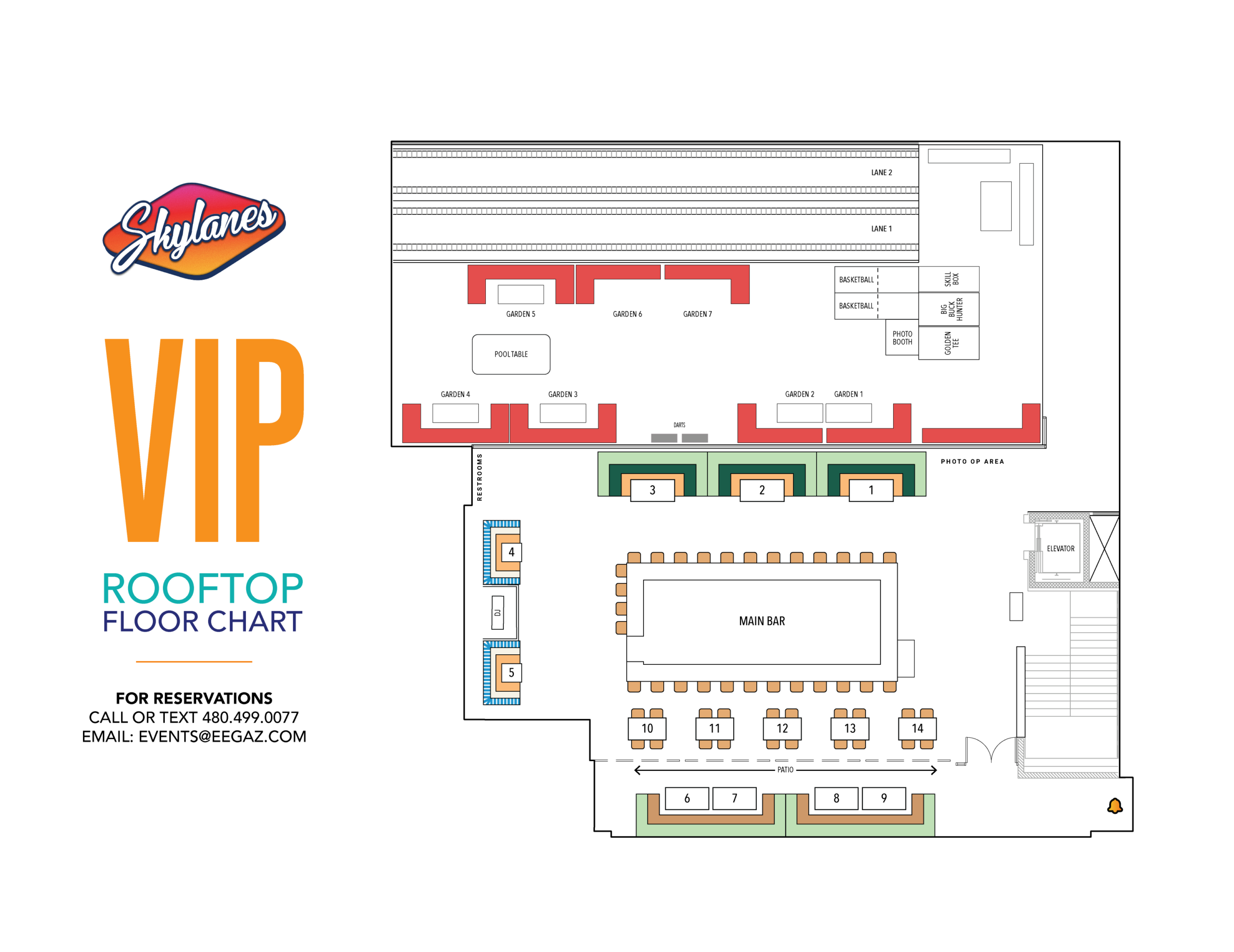 Skylanes Floor Plan